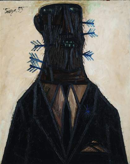 F.N. Souza Mr Sebastian 1955 Kiran Nadar Museum of Art (New Delhi, India)