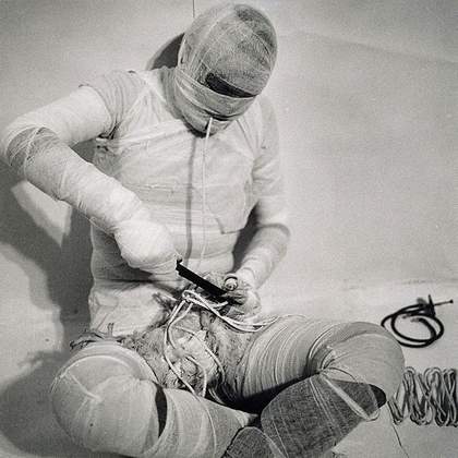 Rudolf Schwarzkogler 6th Action 1966