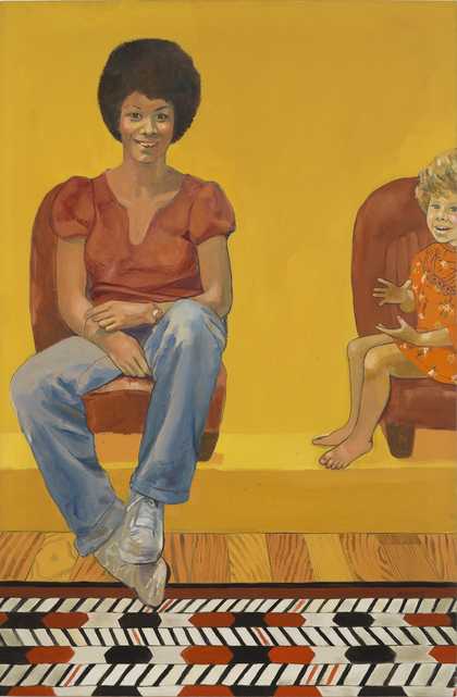Emma Amos Eva the Babysitter 1973 