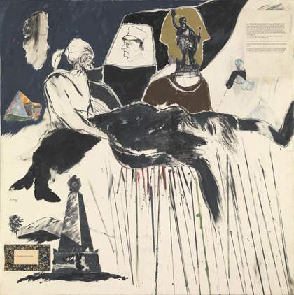 R.B. Kitaj, The Murder of Rosa Luxemburg 1960