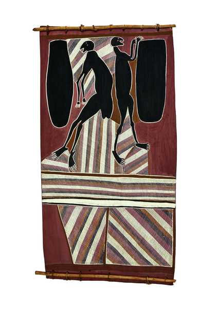 John Mawurndjul Ancestral Spirit Beings Collecting Honey 1985–87