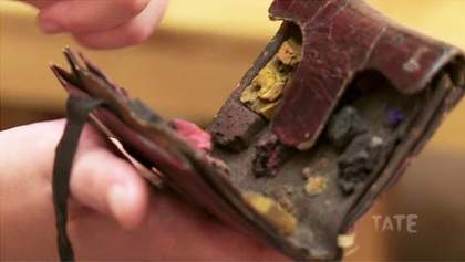 J.M.W. Turner's paintbox in the Prints and Drawings Rooms