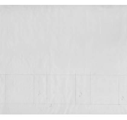 Third detail section of fig.5a, a long, narrow, horizontal piece of paper featuring hand-drawn lines and handwritten numbers and calculations.