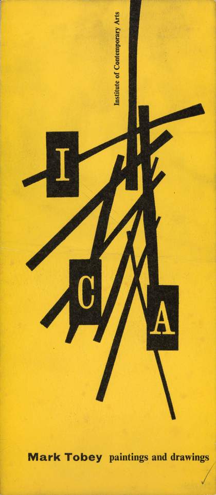 Cover of Mark Tobey, Paintings and Drawings, exhibition catalogue, Institute of Contemporary Arts, London 1955