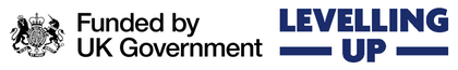 Funded by UK Government logo / Levelling Up logo