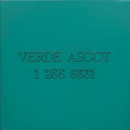 Alighiero Boetti Verde Ascot 1 288 6631 c.1968