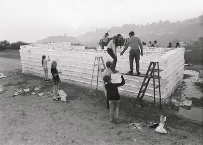 Allan Kaprows happening Fluids photographed by Dennis Hopper in Beverly Hills October 1963