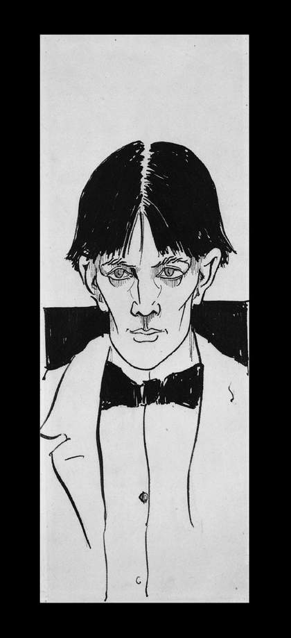 Aubrey Beardsley's illustrated self portrait