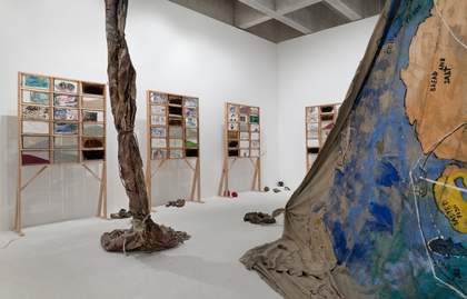 Anna Boghiguian at Tate St Ives, 2019 - photo © Tate / Andrew Dunkley_070