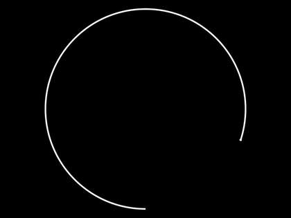 Anthony McCall Line Describing a Cone 1973 Frame from the twenty-fourth minute