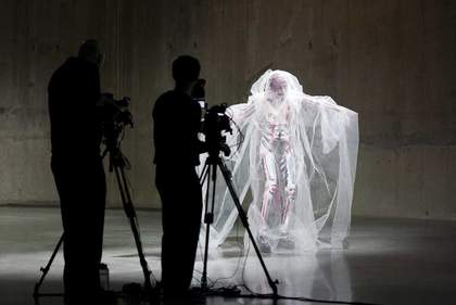 Johanna Constantine performance as part of Charles Atlas and Collaborators, BMW Tate Live, The Tanks