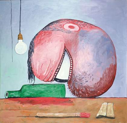 Philip Guston Bottle and Head 1975