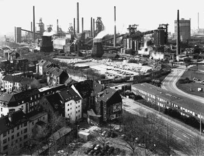 Bernd and Hilla Becher Blast furnace plant Duisburg-Bruckhausen, Ruhr, 1999 50 x 60 cm