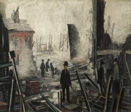 L.S. Lowry Blitzed Site 1942