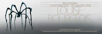 Exhibition banner Louise Bourgeois Tate Modern