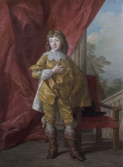 Louis Michel Vanloo Boy Dressed in the Former Fashion of England 1767