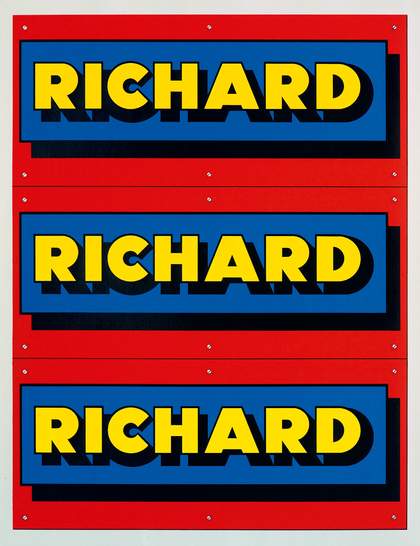 Richard Hamilton, Advertisement 1975