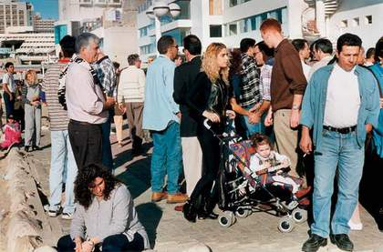 Jean-Marc Bustamante S.i.M (Something is Missing) 05 (crowd of people) 1997