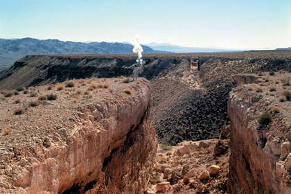 Cai Guo-Qiang The Century with Mushroom Clouds: Project for the Twentieth Century (Mormon Mesa)
