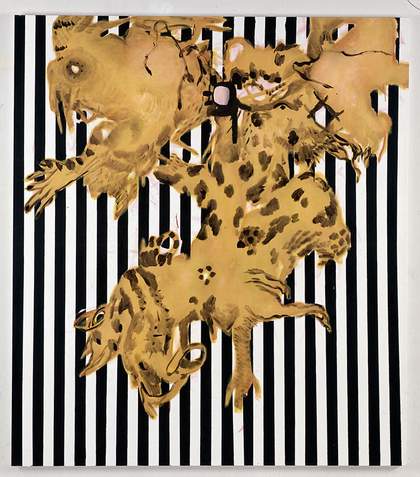 Charline von Heyl Black Stripe Mojo 2009