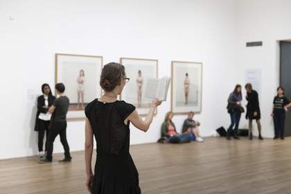 Chrysa Parkinson as part of 20 Dancers for the XX century by Boris Charmatz
