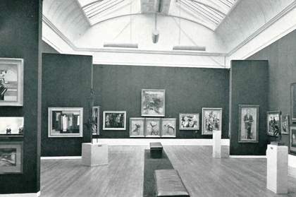View into Gallery XVII, The Tate Gallery Photograph published on p.1 of Pitkin Pictorials’ A Brief History of the Tate Gallery, London 1958