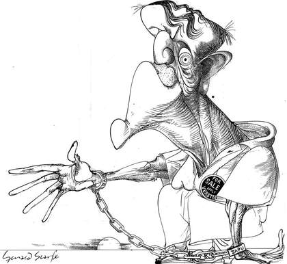Gerald Scarfe cartoon Smith for Sale