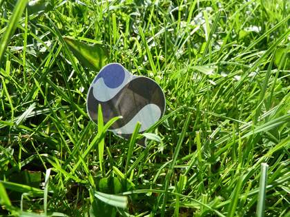 Letters in the grass © Tate