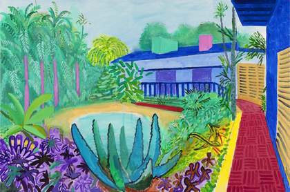 David Hockney, Garden, 2015, 2015