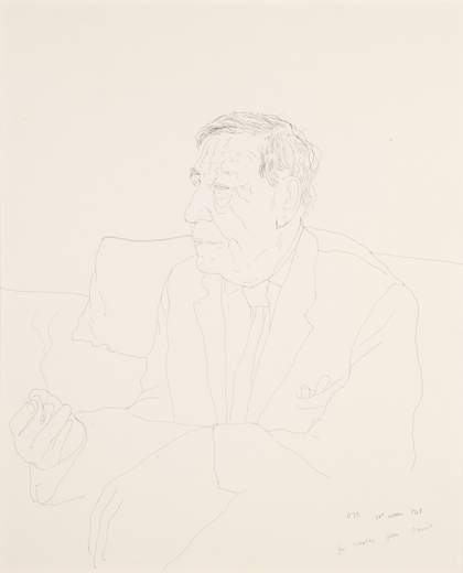 David Hockney, W.H. Auden I, 1968