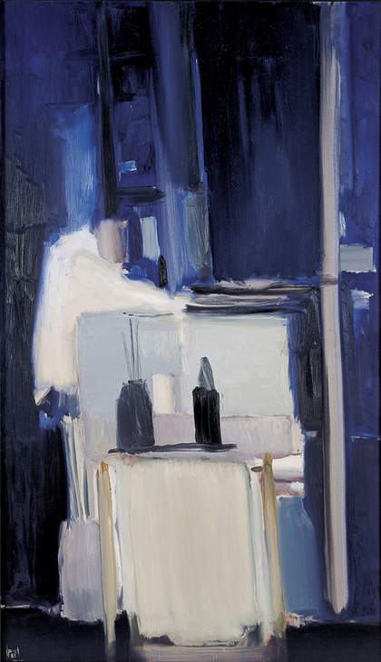 Nicolas de Stael, Coin d'Atelier Fond Bleu 1955