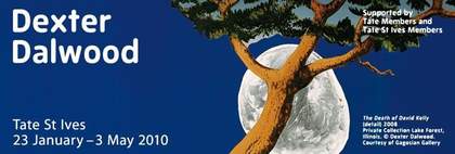 Dexter Dalwood Tate St Ives exhibition banner