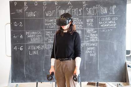 Digital Making Art School with Digital Maker Collective, University of the Arts London at Tate Exchange, February–March 2017 © Tate