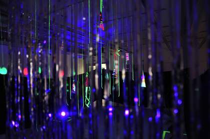 Neon disco isntallation