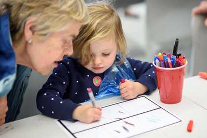 Child drawing