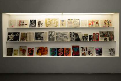 Installation of Transmitting Andy Warhol at Tate Liverpool