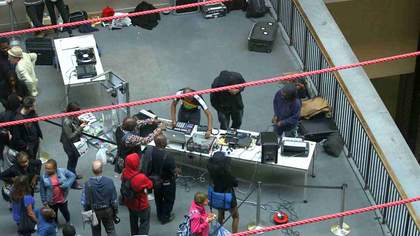 Dubmorphology, Sonar, 2014. As part of BMW Tate Live: Up Hill Down Hall – An Indoor Carnival.