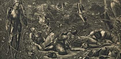After Edward Burne-Jones, The Legend of the Briar Rose - The Prince Enters the Briar Wood 1892