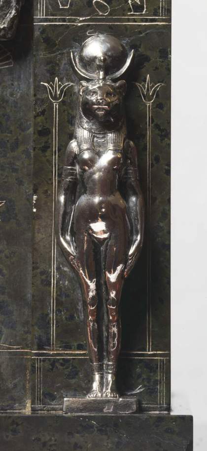 Edward Onslow Ford Applause 1893 (detail of statuette of Bashtet on back of plinth)