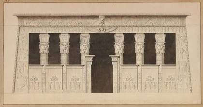 Dominique-Vivant Denon and Louis-Pierre Baltard The Temple at Dendera 1802, from Voyage dans la Basse et la Hauté Egypte, vol.2,