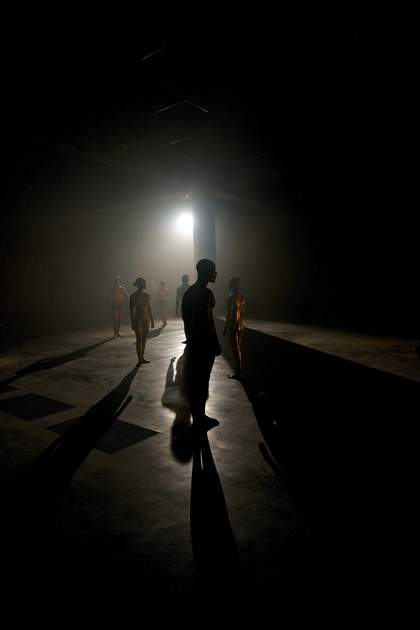 Eddie Peake, Amidst a Sea of Flailing High Heels and Cooking Utensils, Part 1 2012