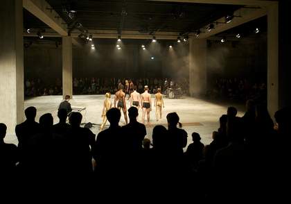 Eddie Peake, Amidst a Sea of Flailing High Heels and Cooking Utensils, Part 1 2012