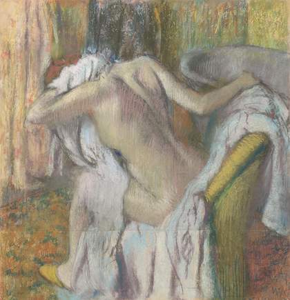 Edgar Degas After the Bath, Woman Drying Herself