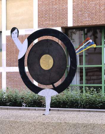 Enrico David Chicken Man Gong 2005