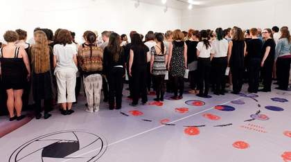 Emily Roysdon, I am a helicopter, camera, queen 2012