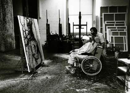 Hartung with Bernard Derderian 1989