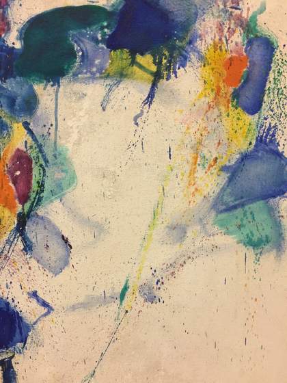 Fig.11 Sam Francis, Around the Blues, detail