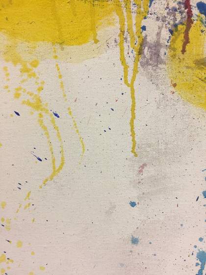Fig.13 Sam Francis, Around the Blues, detail