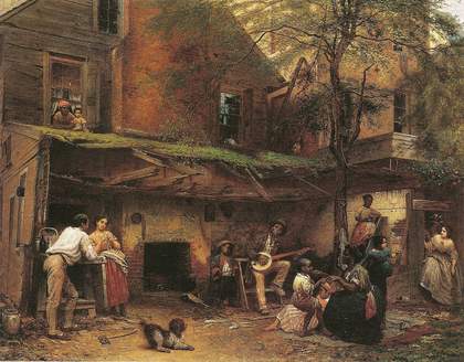 Fig.13 Eastman Johnson, Negro Life in the South 1859