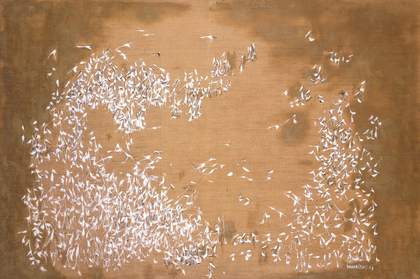 Fig.1 Norman Lewis, Migrating Birds 1953